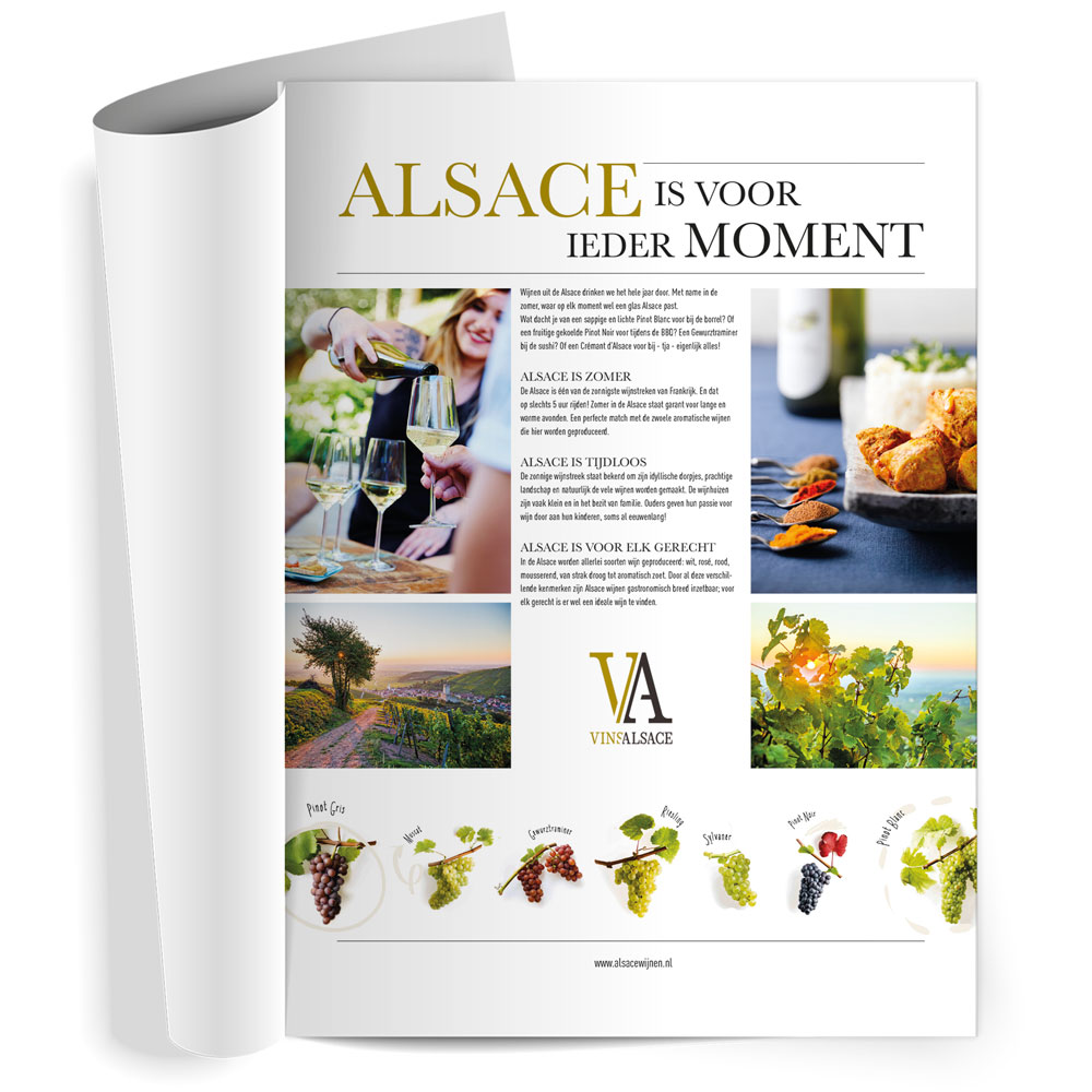 Cup Design Vins Alsace Advertising